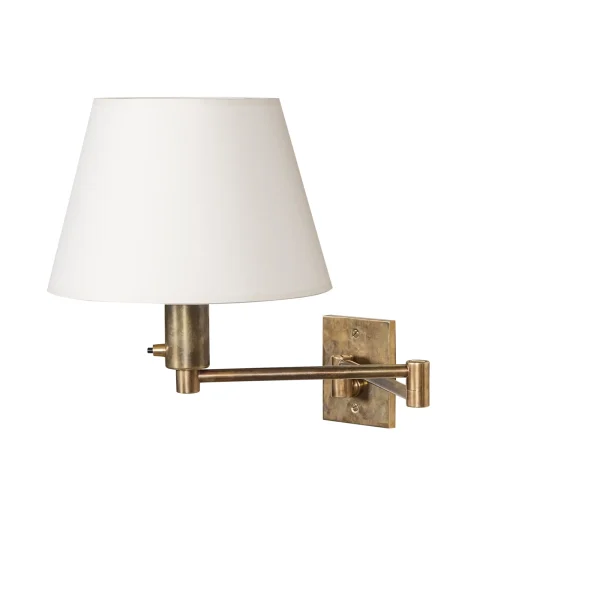 Billy Baldwin Wall Light Antiqued Brass