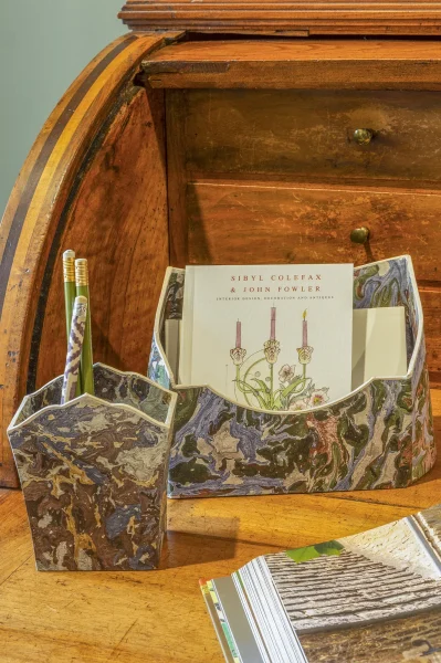 Cartonnage Letter Holder In Situ