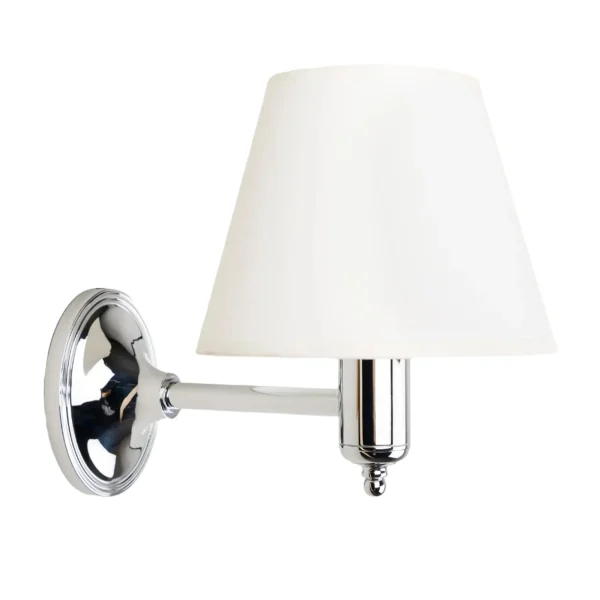 Fixed Arm Wall Light Nickel