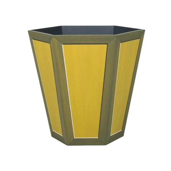 Hexagonal Waste Paper Bin Colour No15