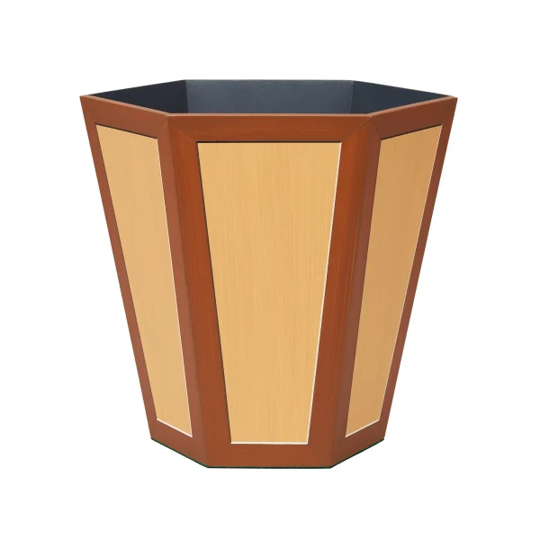Hexagonal Waste Paper Bin Colour No8