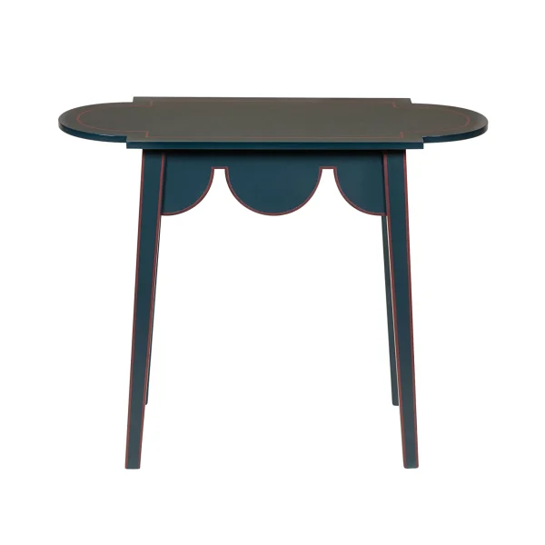 Small D-End Table