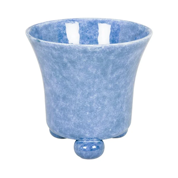 Small Earthenware Planter Blue