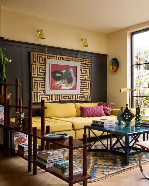 Square Cockpen Coffee Table In Situ