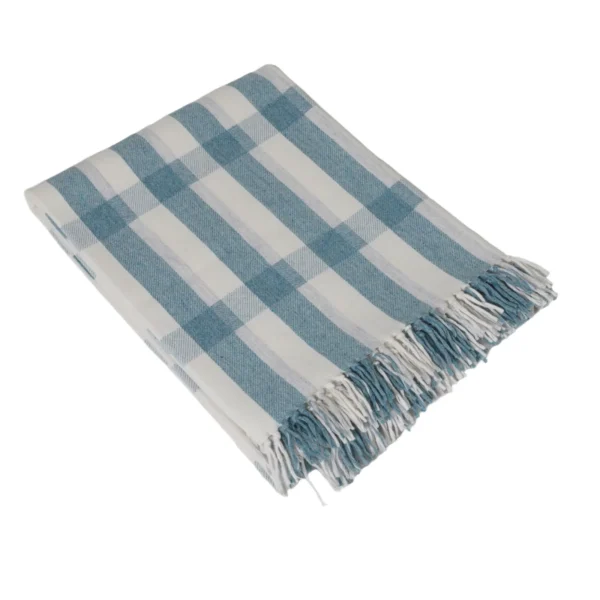 Sutherland Lap Rug Aqua
