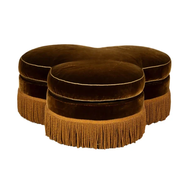 Trefoil Ottoman Stool